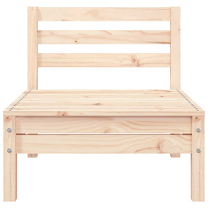 Divano da Giardino a 3 Posti in Legno Massello di Pino 838033