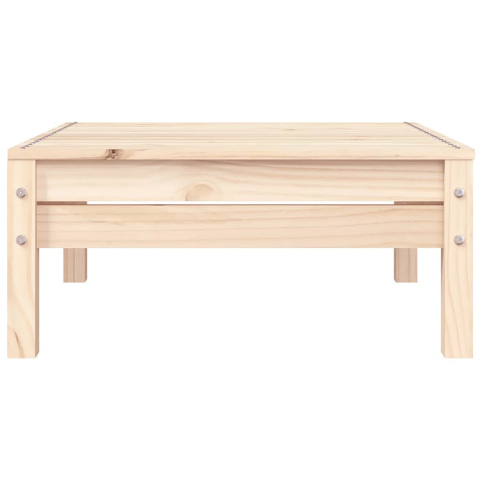 Divano da Giardino a 3 Posti in Legno Massello di Pino