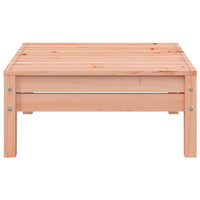 Divano Giardino 3 Posti con Poggiapiedi Legno Massello Douglas 838059