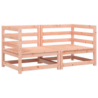 Divani Angolari da Giardino Cuscini 2pz Legno Massello Douglas 838075