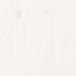 Divani Giardino Senza Braccioli con Cuscini 2 pz Pino Bianco 838087