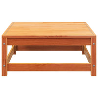 Divano Angolare da Giardino con Cuscini e Poggiapiedi