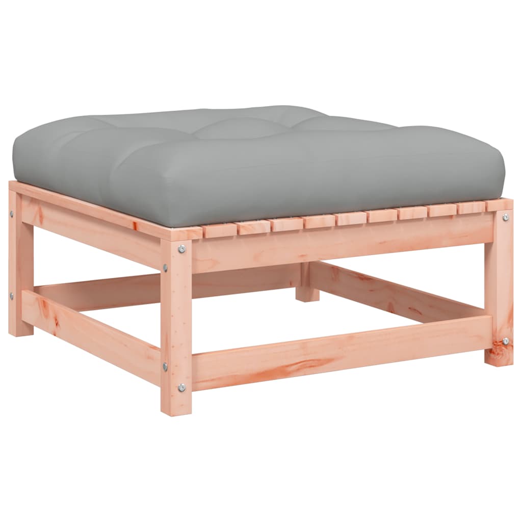 Divano da Giardino Senza Braccioli con Cuscini e Poggiapiedi 838131