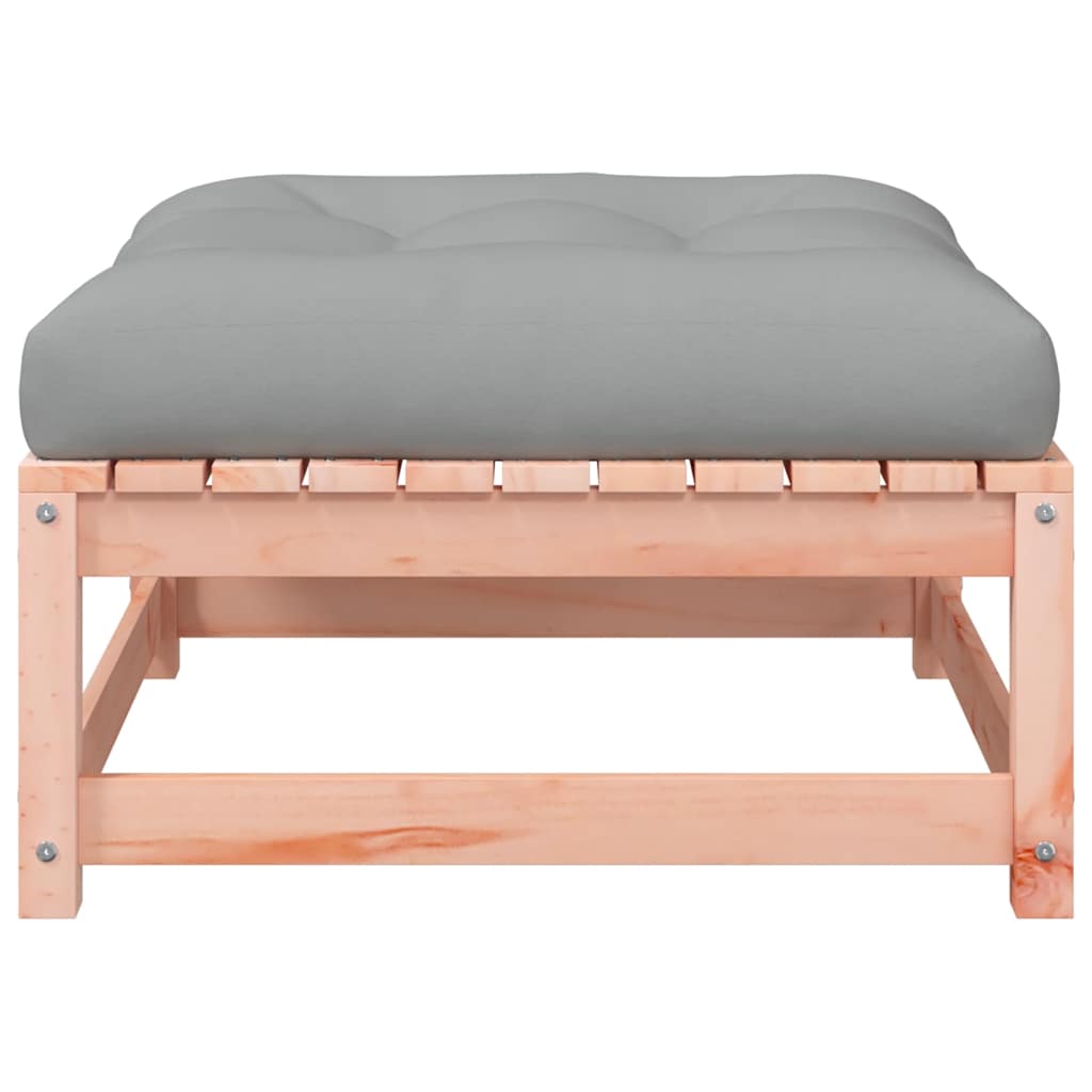 Divano da Giardino Senza Braccioli con Cuscini e Poggiapiedi 838131