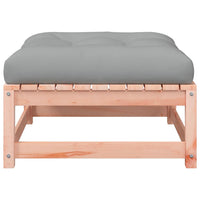 Divano da Giardino Senza Braccioli con Cuscini e Poggiapiedi 838131