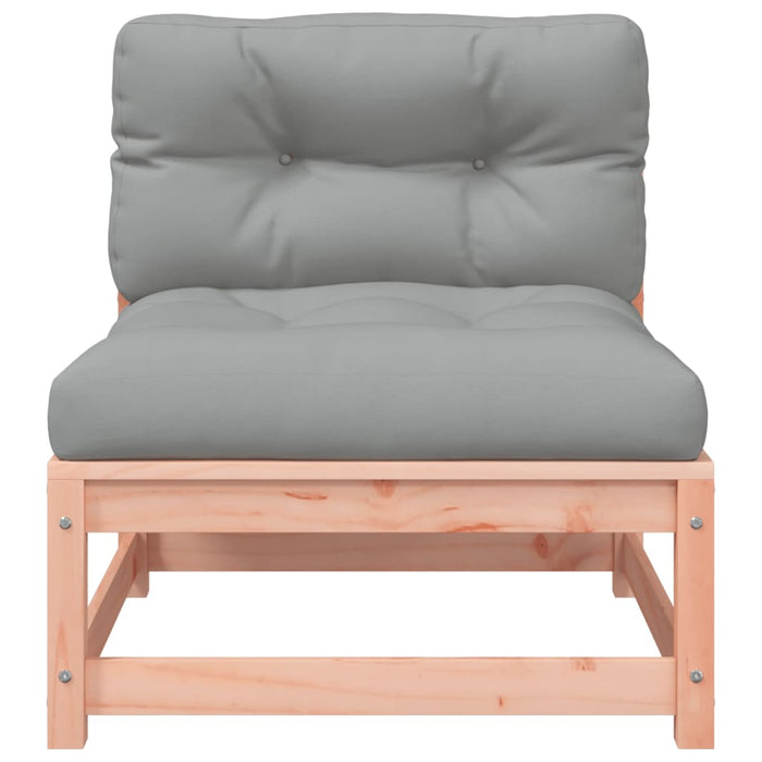 Divano da Giardino Senza Braccioli con Cuscini e Poggiapiedi 838139