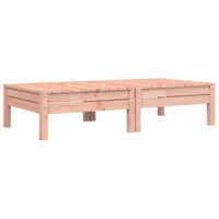 Poggiapiedi Giardino con Cuscini 2 pz Legno Massello di Douglas 838171