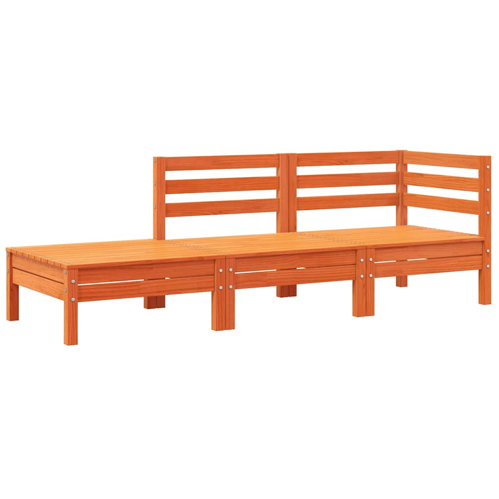 Divano da Giardino con Cuscini e Poggiapiedi 3 Posti 838174