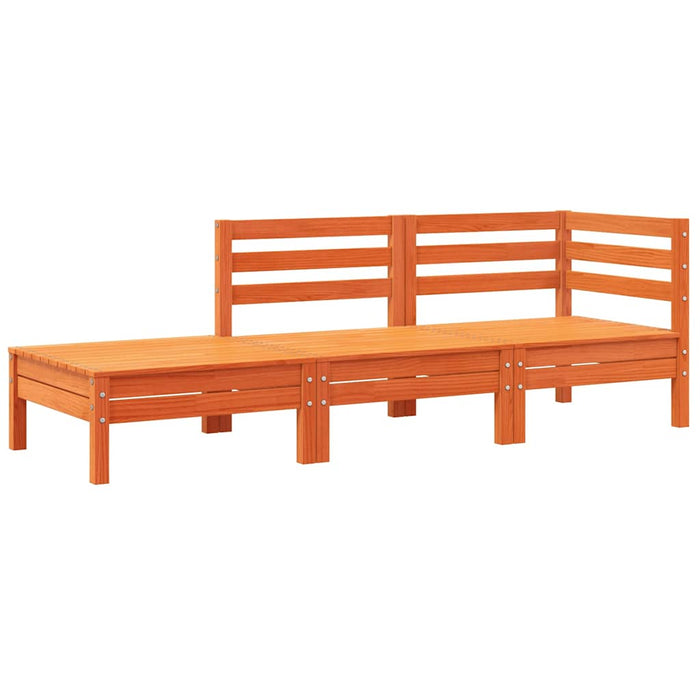 Divano da Giardino con Cuscini e Poggiapiedi 3 Posti 838174