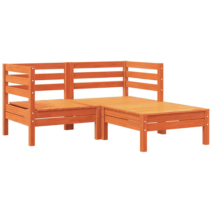 Divano da Giardino con Cuscini e Poggiapiedi 2 Posti 838178