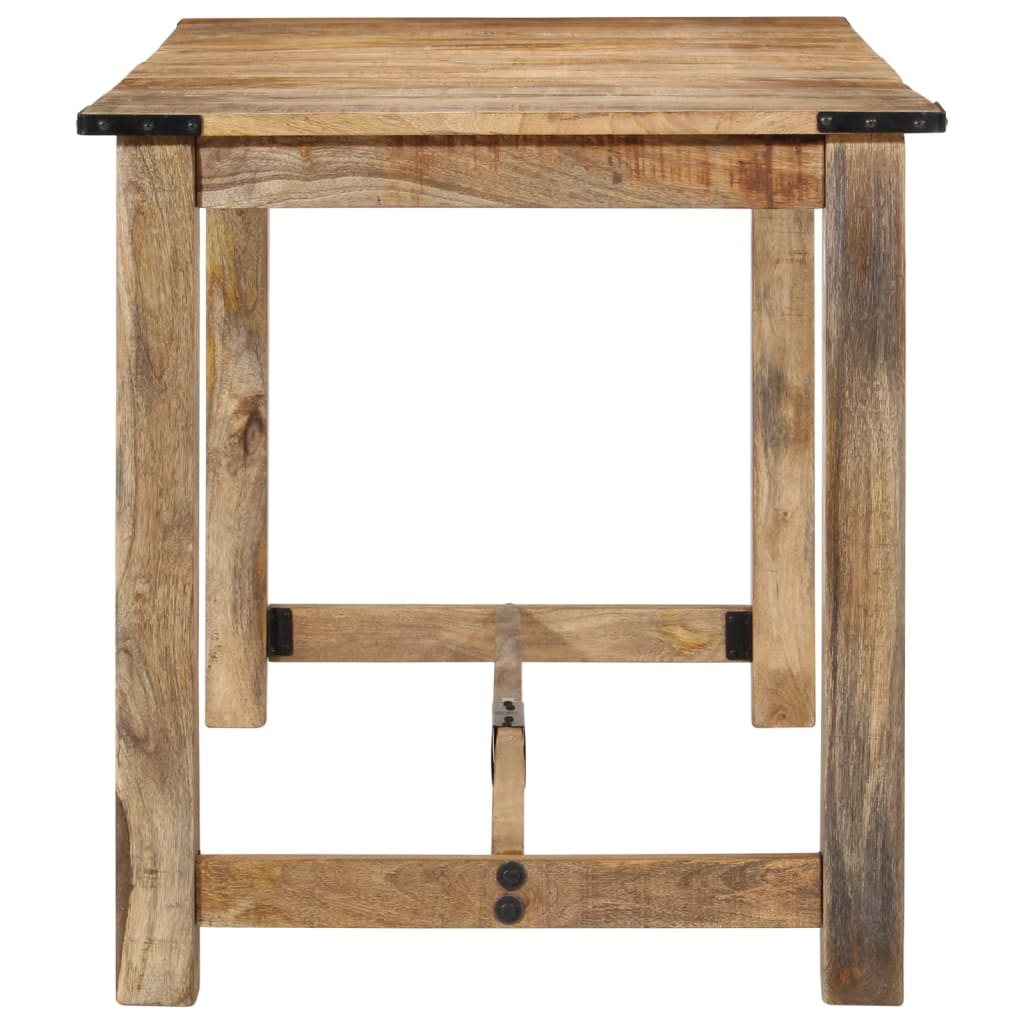 vidaXL Tavolo da Pranzo 140x70x75 cm in Legno Massello di Mango
