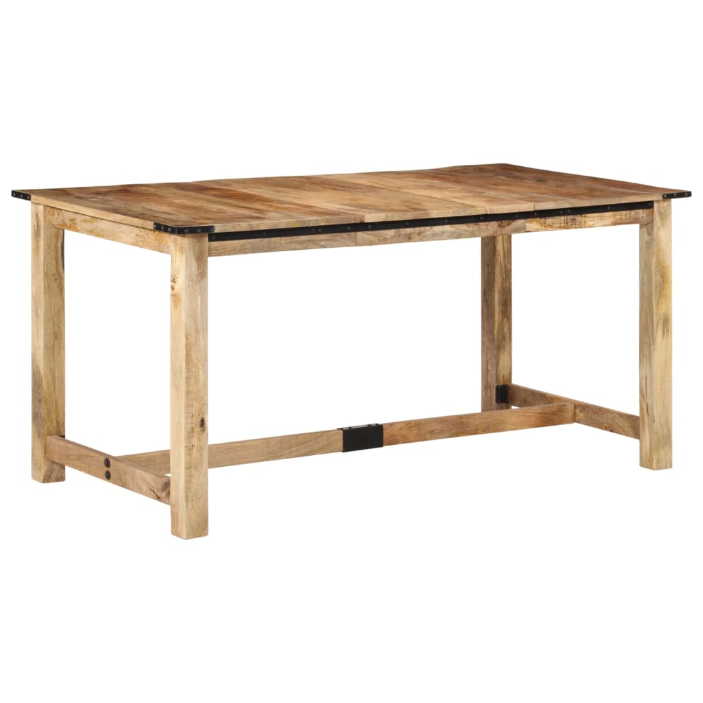 Tavolo da Pranzo 160x80x75 cm in Legno Massello di Mango 358948