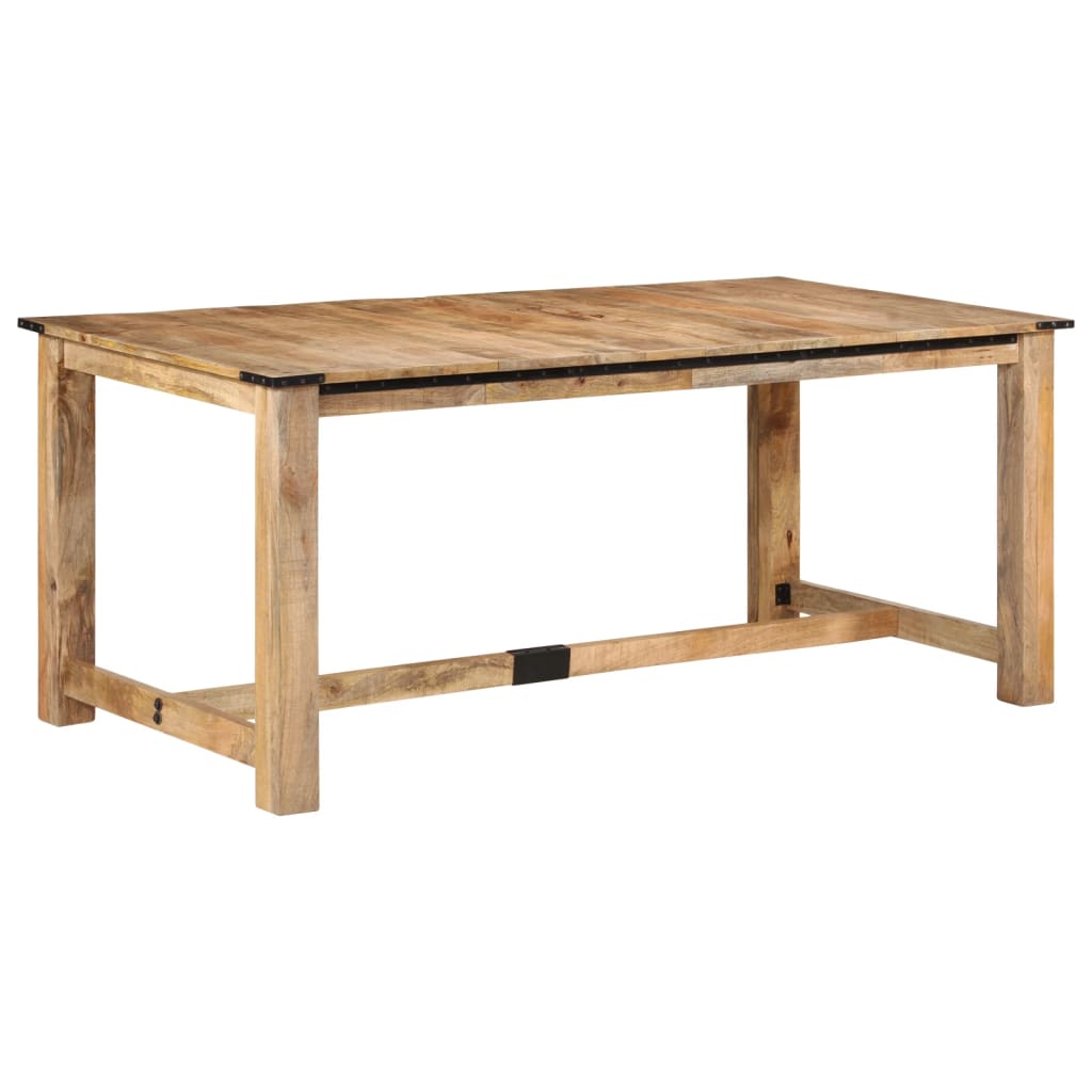 vidaXL Tavolo da Pranzo 180x90x75 cm in Legno Massello di Mango