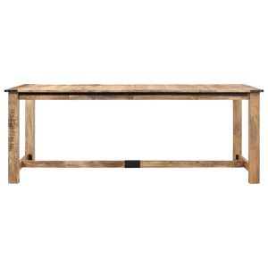 vidaXL Tavolo da Pranzo 200x100x75 cm in Legno Massello di Mango