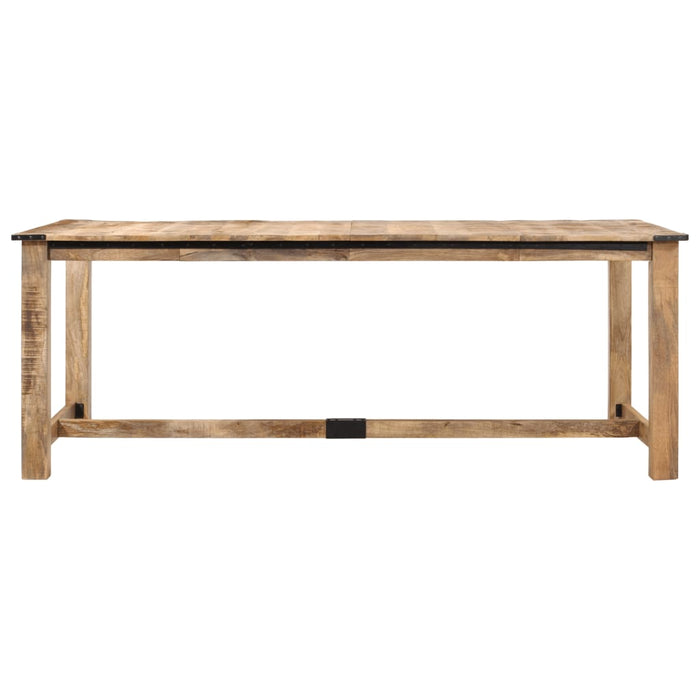 vidaXL Tavolo da Pranzo 200x100x75 cm in Legno Massello di Mango