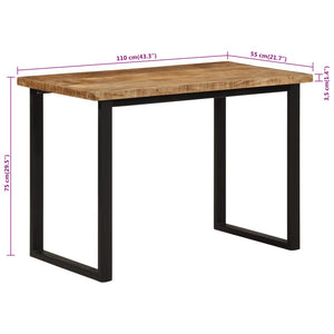 Tavolo da Pranzo 110x55x75 cm in Legno Massello di Mango 358954