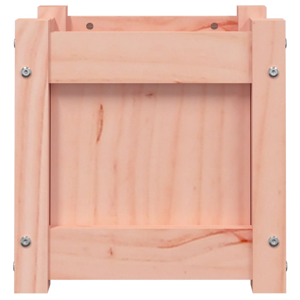 Vassoio per fioriera aiuola rialzata piante fiori terrazza giardino 31 x 31 x 31 cm legno massello di abete Douglas marrone 02_0037500