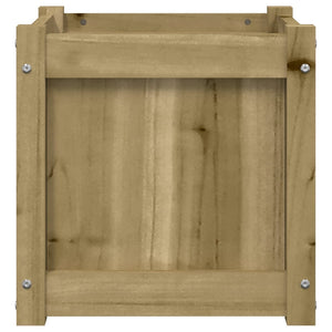 vidaXL Fioriera da Giardino 40x40x40 cm in Legno di Pino Impregnato