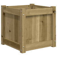 vidaXL Fioriera da Giardino 40x40x40 cm in Legno di Pino Impregnato