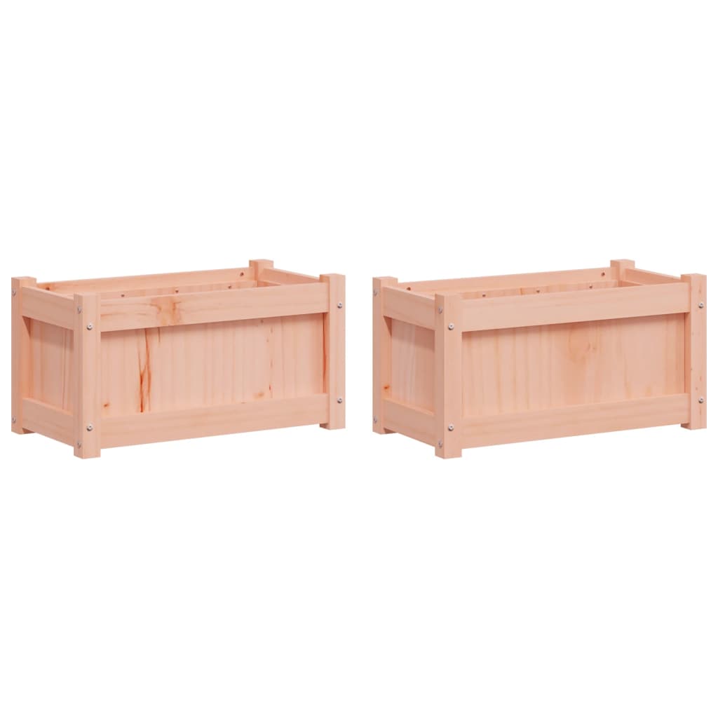 Fioriere da Giardino 2 pz in Legno Massello di Douglas 837446