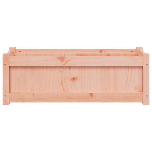 Vassoio per fioriera aiuola rialzata piante fiori terrazza giardino 90 x 31 x 31 cm legno massello marrone Douglas 02_0037966
