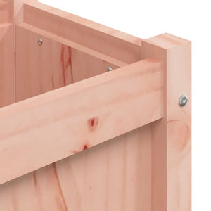 Vassoio per fioriera aiuola rialzata piante fiori terrazza giardino 150 x 31 x 31 cm legno massello marrone Douglas 02_0037429