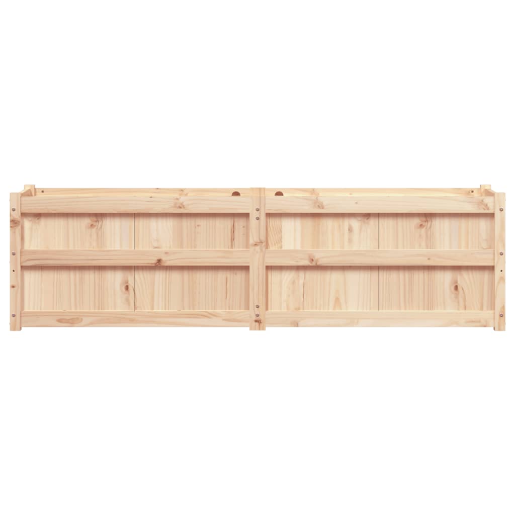 Fioriera da Giardino 180x50x50 cm in Legno Massello di Pino 837504