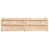 Fioriera da Giardino 180x50x50 cm in Legno Massello di Pino 837504