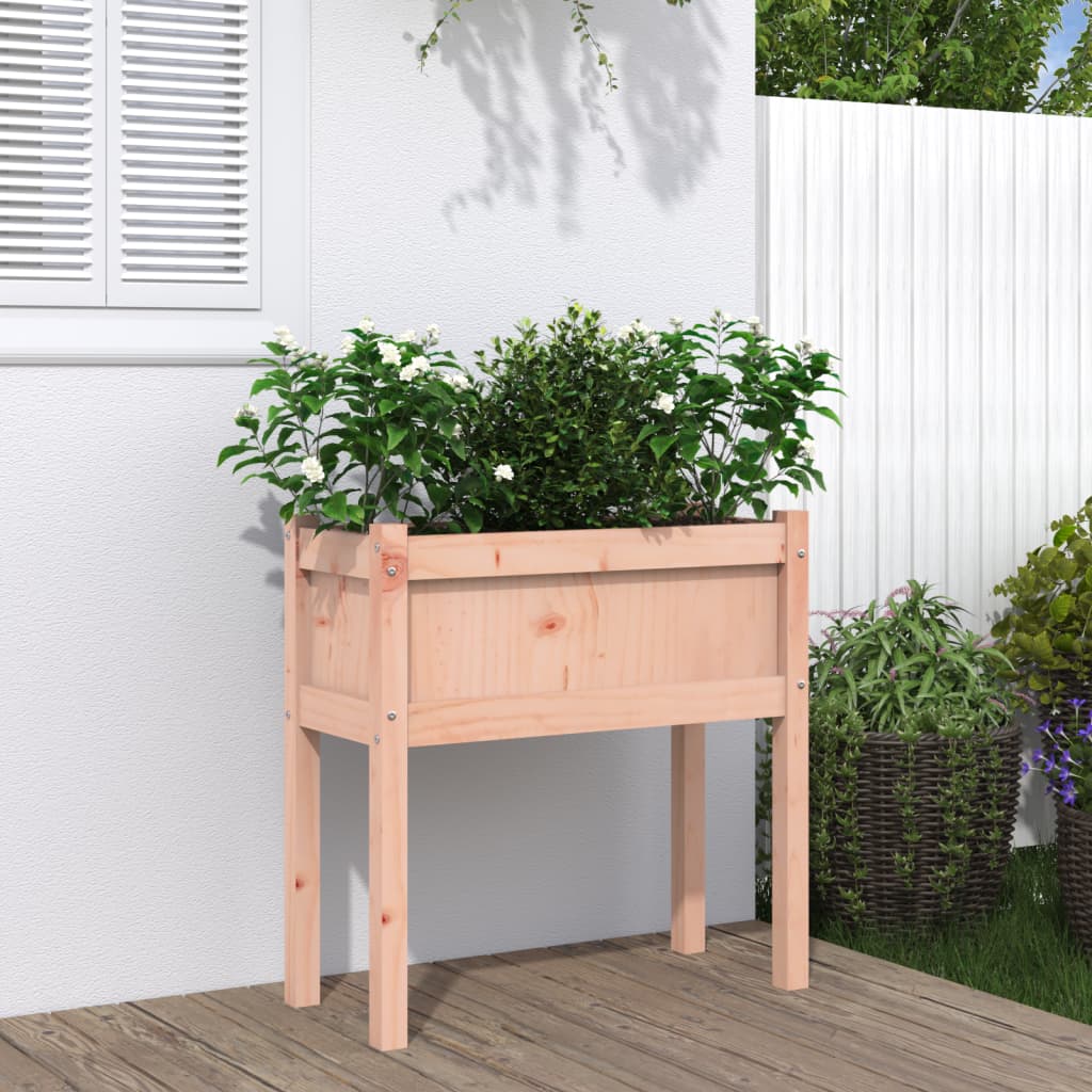 Fioriera Giardino con Gambe 70x31x70 cm Legno Massello Douglas 837560