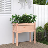 Fioriera Giardino con Gambe 70x31x70 cm Legno Massello Douglas 837560