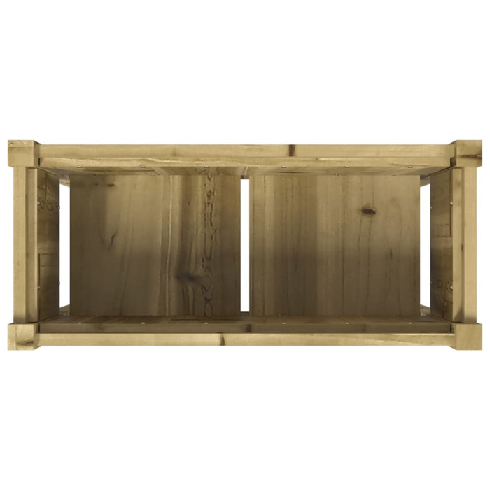 Fioriera Giardino con Gambe 70x31x70 cm Legno Pino Impregnato 837562