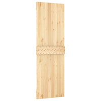 Porta Scorrevole con Set Hardware 70x210 cm Legno Massello Pino 3203016