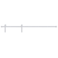 Porta Scorrevole con Set Hardware 100x210cm Legno Massello Pino 3203037