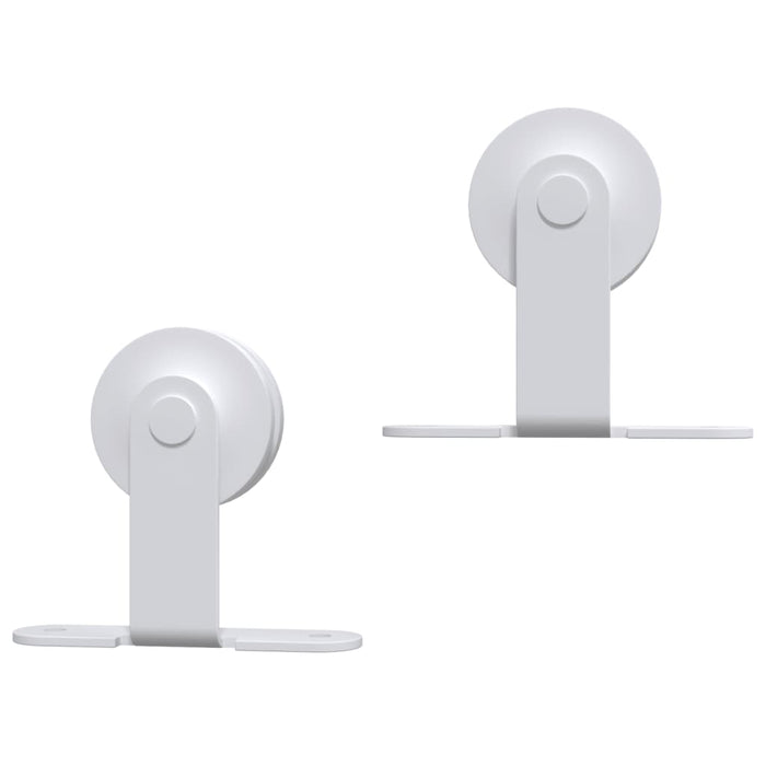 Porta Scorrevole con Set Hardware 85x210 cm Legno Massello Pino 3203083