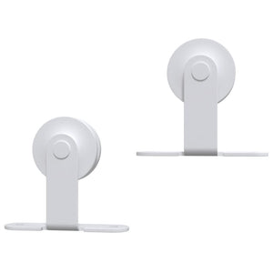 Porta Scorrevole con Set Hardware 80x210 cm Legno Massello Pino 3203095