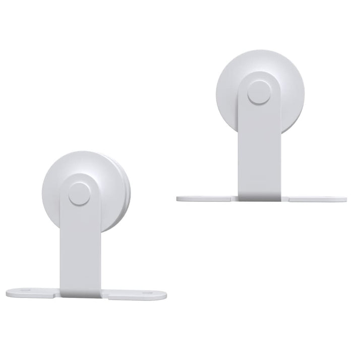 Porta Scorrevole con Set Hardware 85x210 cm Legno Massello Pino 3203099