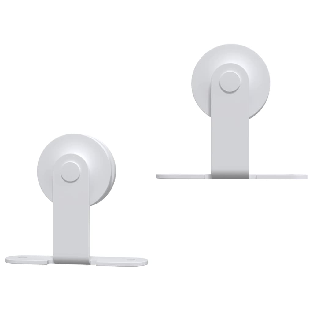 Porta Scorrevole con Set Hardware 80x210 cm Legno Massello Pino 3203111