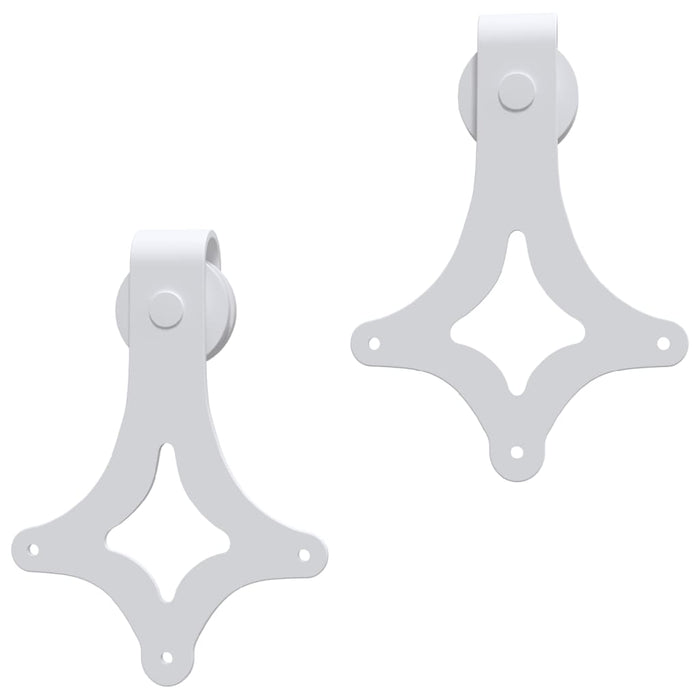 Porta Scorrevole con Set Hardware 90x210 cm Legno Massello Pino 3203164