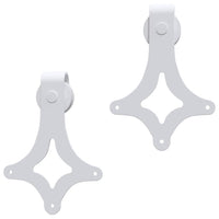 Porta Scorrevole con Set Hardware 85x210 cm Legno Massello Pino 3203167