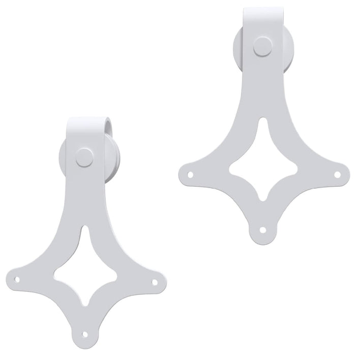 Porta Scorrevole con Set Hardware 85x210 cm Legno Massello Pino 3203174