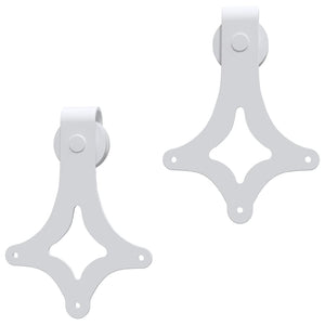 Porta Scorrevole con Set Hardware 80x210 cm Legno Massello Pino 3203186