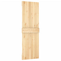 Porta Scorrevole con Set Hardware 70x210 cm Legno Massello Pino 3203223