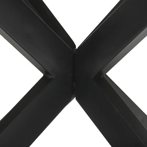 Tavolo da pranzo 160 x 160 x 76 cm legno di mango grezzo 358879