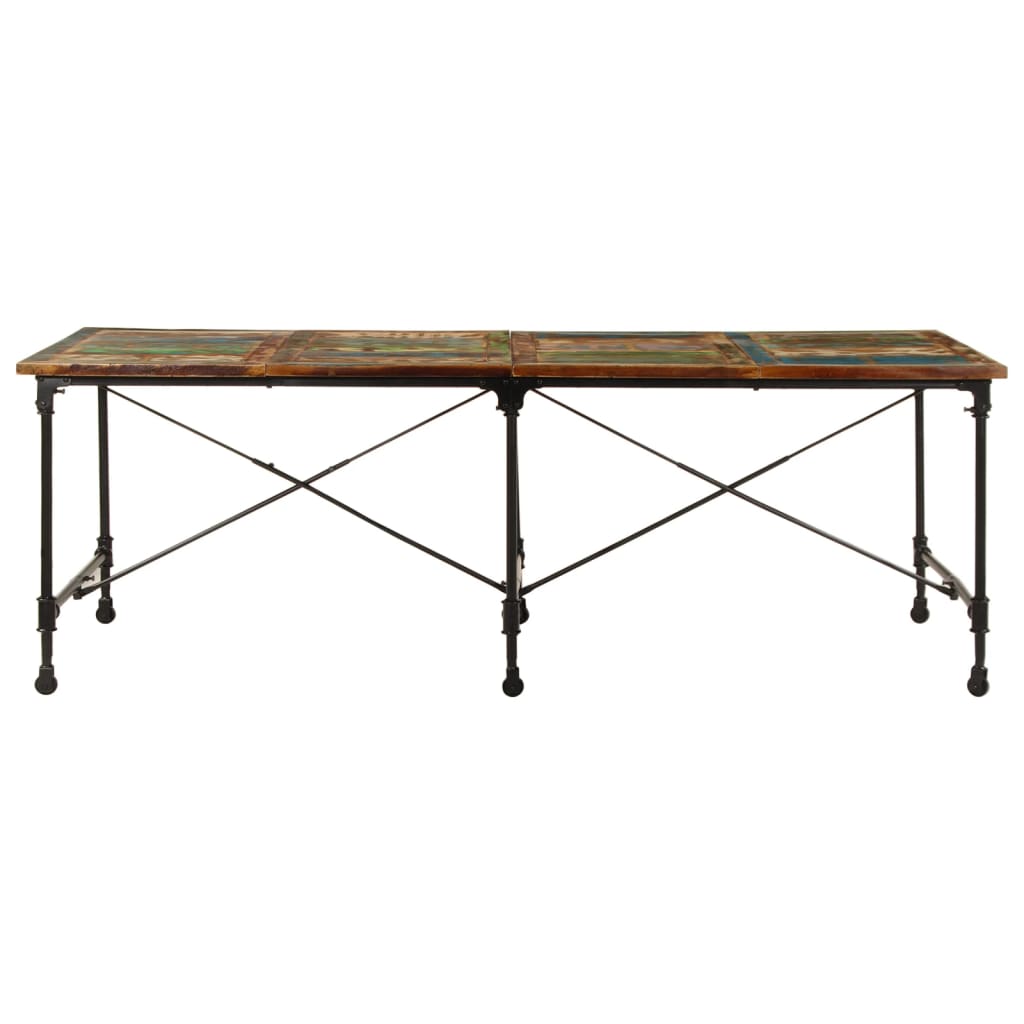 Tavolo da Pranzo 220x90x77 cm in Legno Massello di Recupero 358883