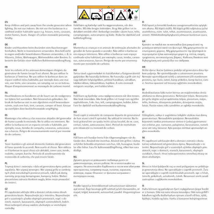 Generatore di Fumo Freddo Rotondo 19,5 cm in Acciaio Inox 30249