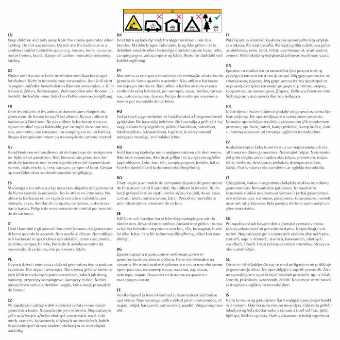 Generatore di Fumo Freddo 4 Lati 22,5 cm in Acciaio Inox 30252