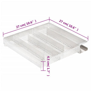 Generatore di Fumo Freddo 5 Camere 27 cm in Acciaio Inox 30254