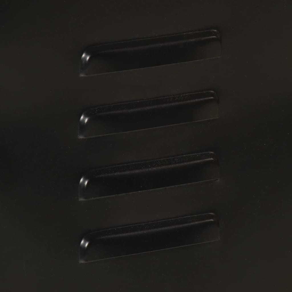 Mobile da Bagno 40x27x90 cm in Ferro e Legno Massello di Mango 358562