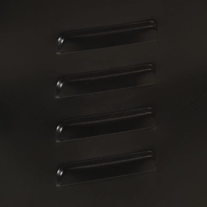 Mobile da Bagno 40x27x90 cm in Ferro e Legno Massello di Mango 358562