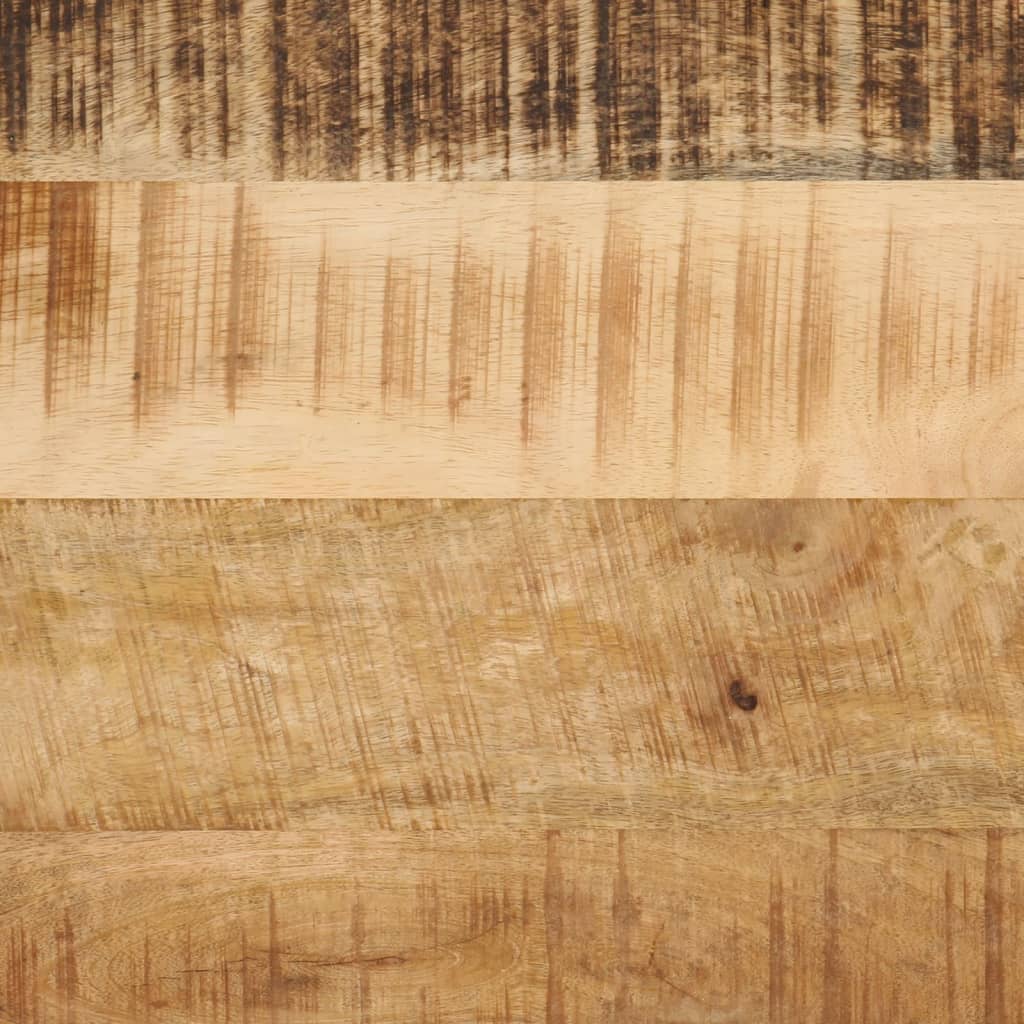 Mobile Lavabo da Bagno 55x35x60 cm Legno Massello Mango e Ferro